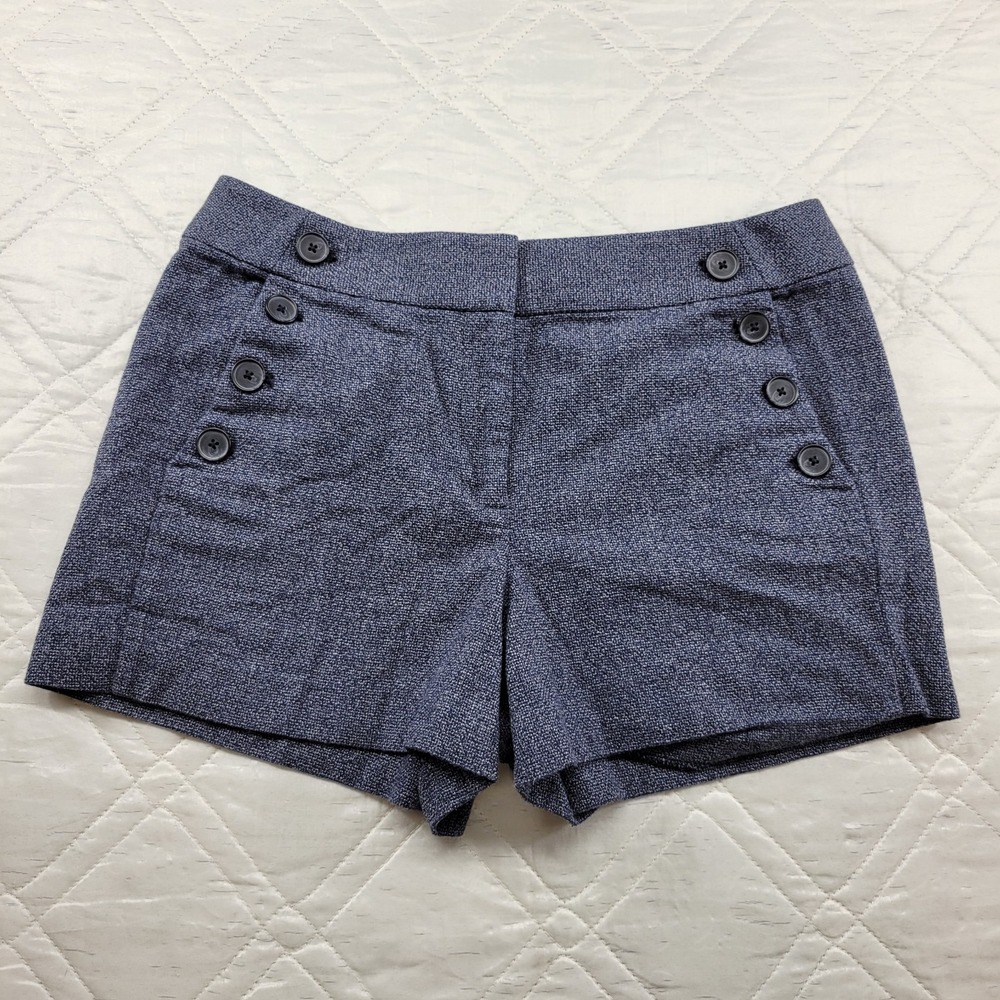 LOFT The Riviera Short blue/gray shorts size 8